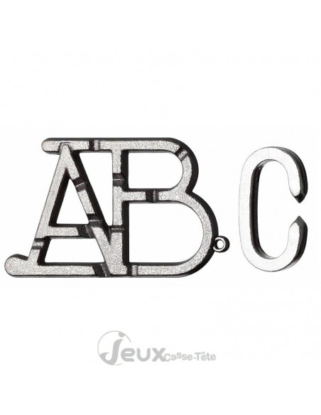 Casse-tête en métal hanayama cast ABC