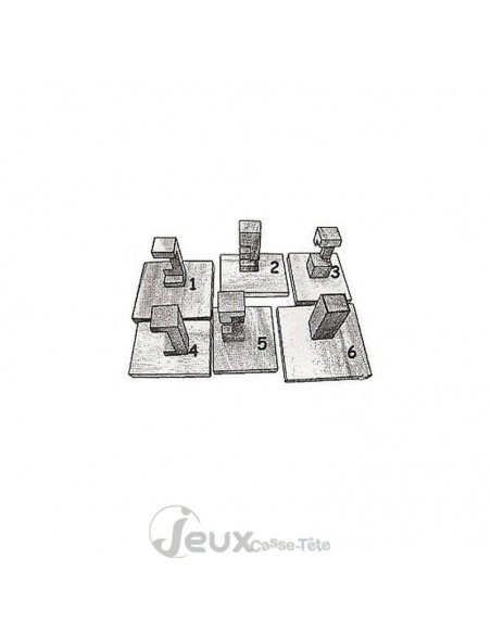 casse-tête en bois Hiroshima