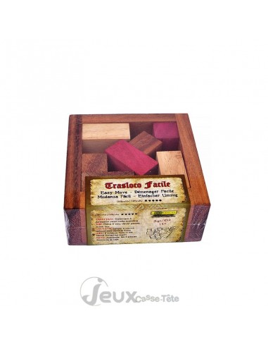 Casse-tête en bois Déménagé facile