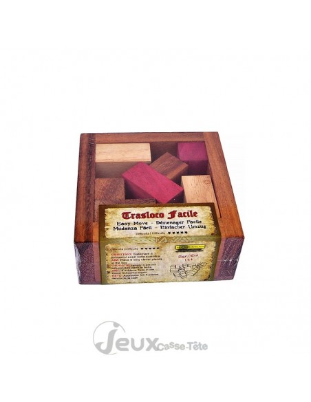 Casse-tête en bois Déménagé facile