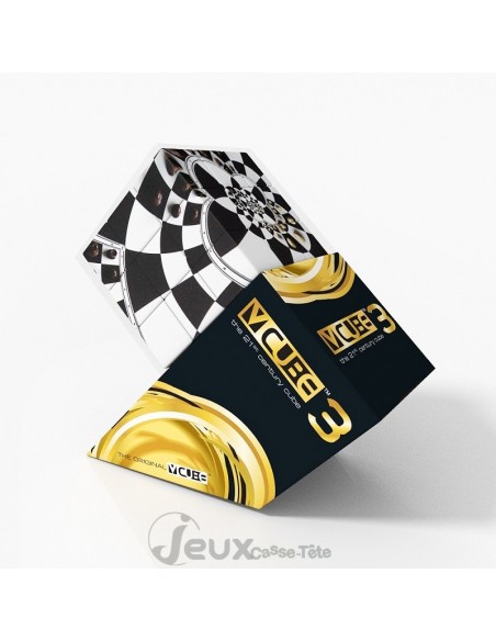 Casse-tête v-cube chessboard