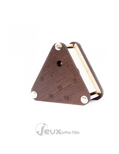 Boîte secrète en bois Triangle Trick Box