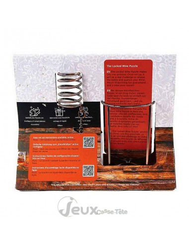 Casse-tête bouteille en métal