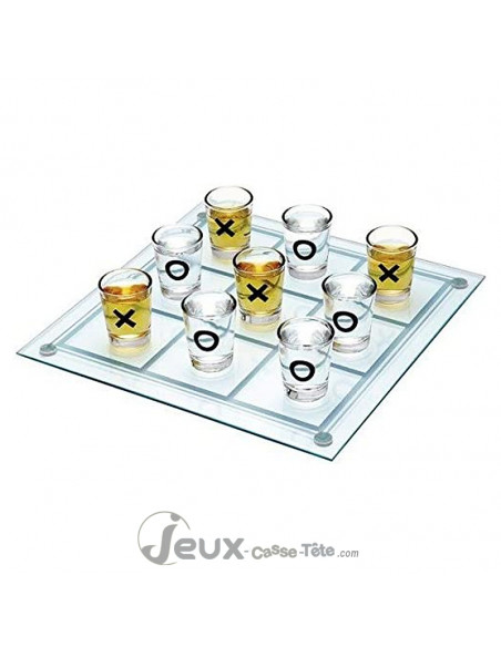 Jeu à boire morpion avec 9 shooter