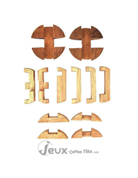 Casse-tête en bois Le boulet de canon