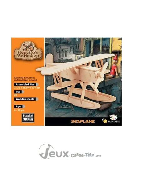 Puzzle 3d  en bois HYRAVION