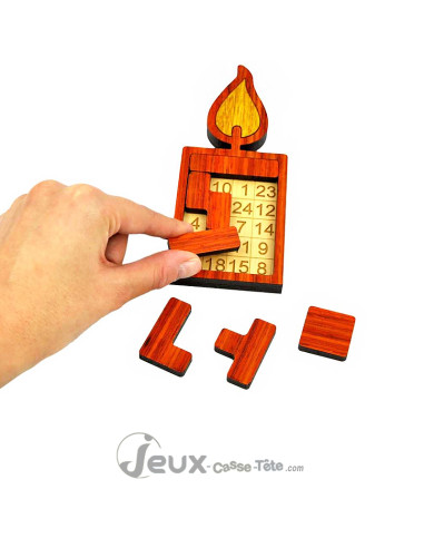 Casse-tête bougie - Calendrier de l'avent