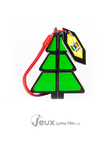 Rubik's cube Christmas tree arbre de Noël porte clés de logique