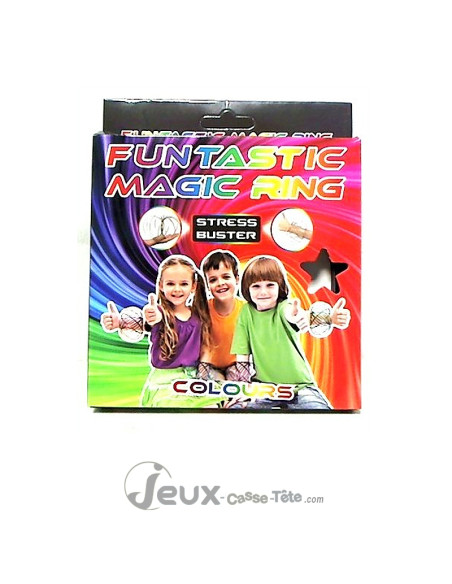 Anneaux magic ring en métal anti-stress jonglage magie