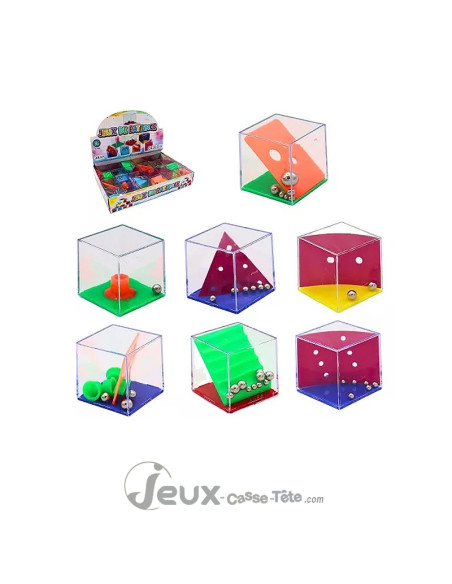 Cube jeux de patience avec bille manipulation et esprit logique