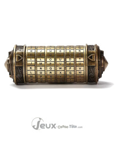 Cryptex casse tête métal Da Vinci Code avec coffret de luxe