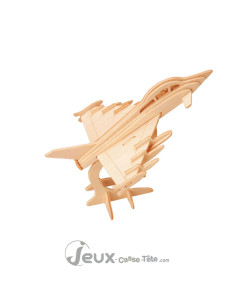 Puzzle 3d  en bois avion  de combat battleplane 28 pièces Eureka 3d puzzle