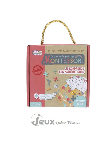 Jeu de l’oie mathématique éducatif inspiré de la pédagogie Montessori