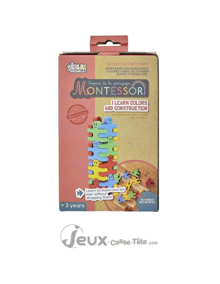 Je comprends les couleurs et la construction méthode Montessori