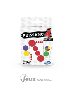 Puissance 4 – jeu de cartes de voyage| Hasbro Gaming