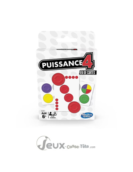 Puissance 4 – jeu de cartes de voyage| Hasbro Gaming