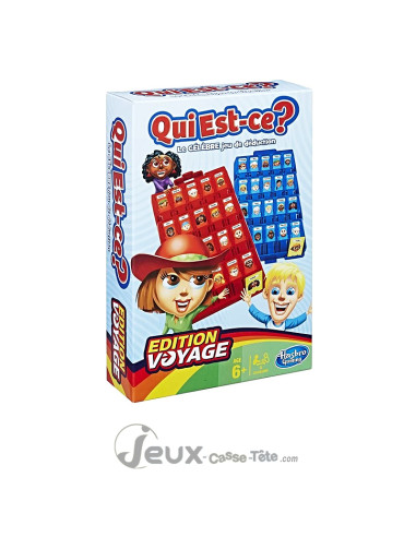 Jeu Qui Est-ce ? Édition Voyage le célèbre jeu de déduction