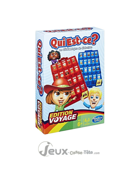 Jeu Qui Est-ce ? Édition Voyage le célèbre jeu de déduction