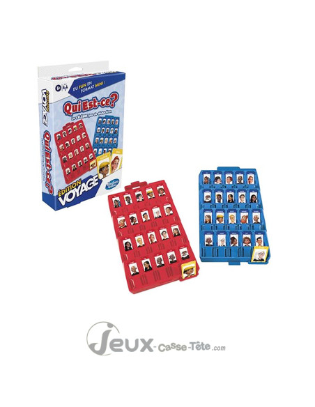 Jeu Qui Est-ce ? Édition Voyage le célèbre jeu de déduction