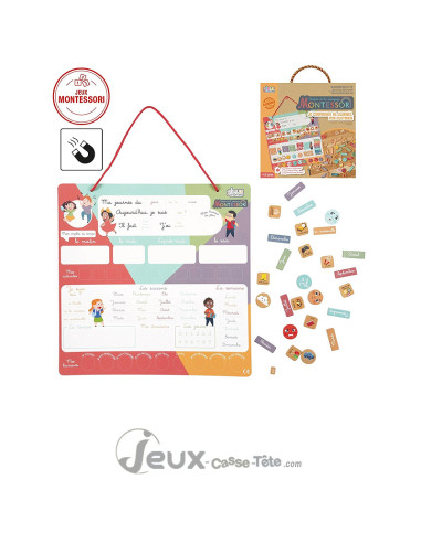 Je comprends ma journée pédagogie Montessori 6 ans J