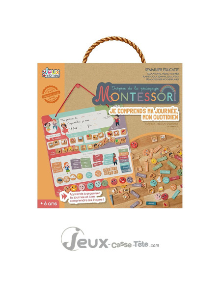 Je comprends ma journée pédagogie Montessori 6 ans J