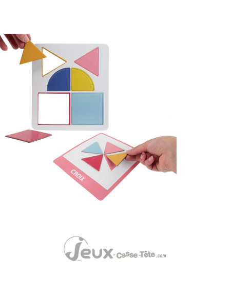 Les formes géométriques 10 cartes éducatives pédagogie Montessori 3 ans