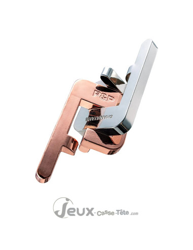 Hanayama Cast P&P – Casse-tête en métal de réflexion et logique